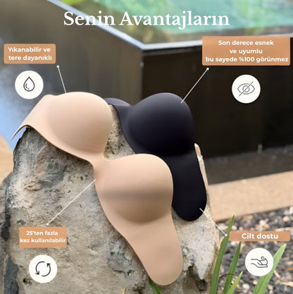 Askısız Push-up Yapışkan Sütyen™